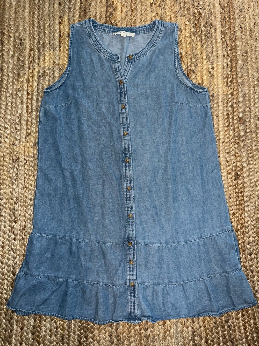LOFT denim dress